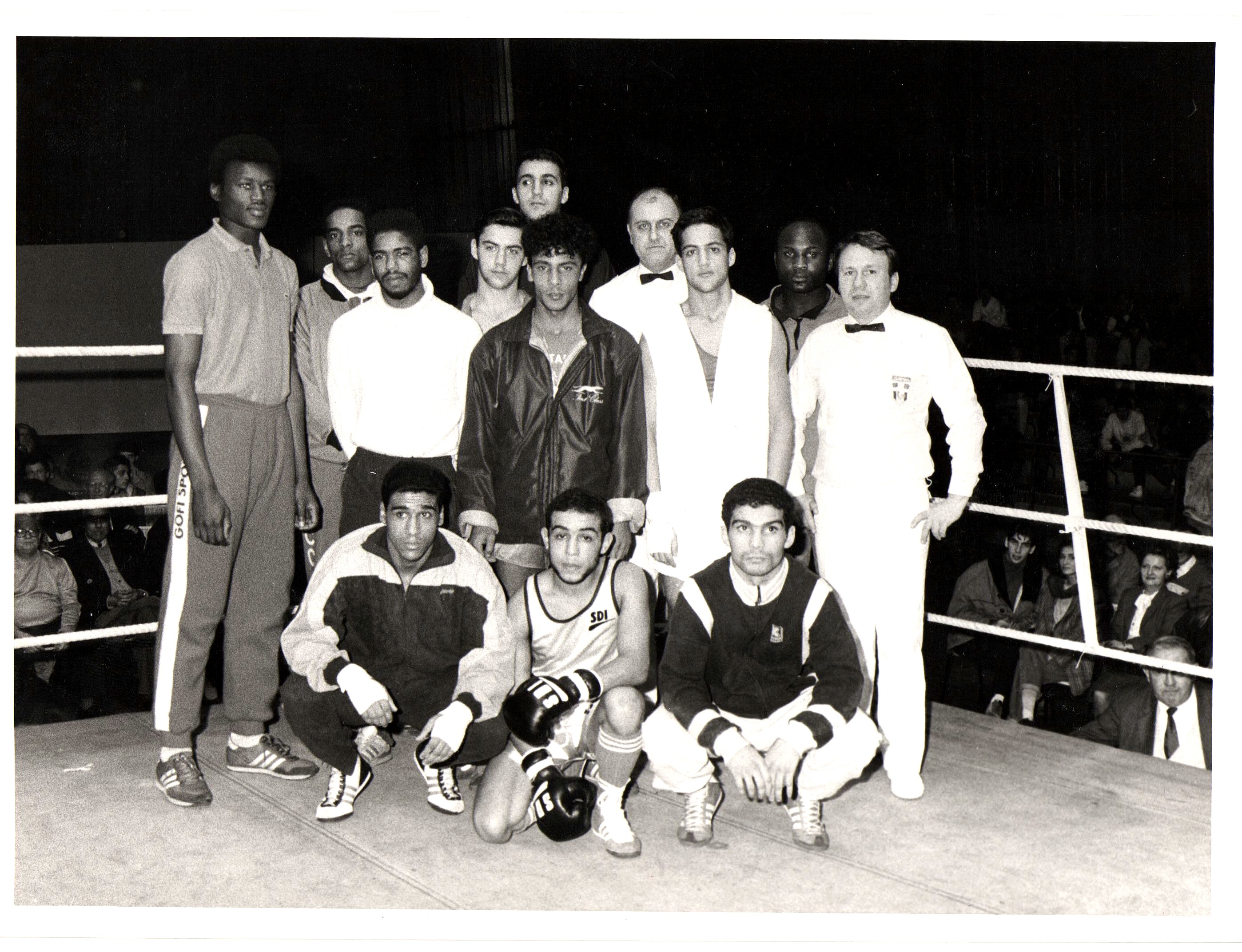 Les finalistes du Championnat de Paris 1986 à la Porte Pouchet. Une ambiance électrique, des combats populaires et spectaculaires...