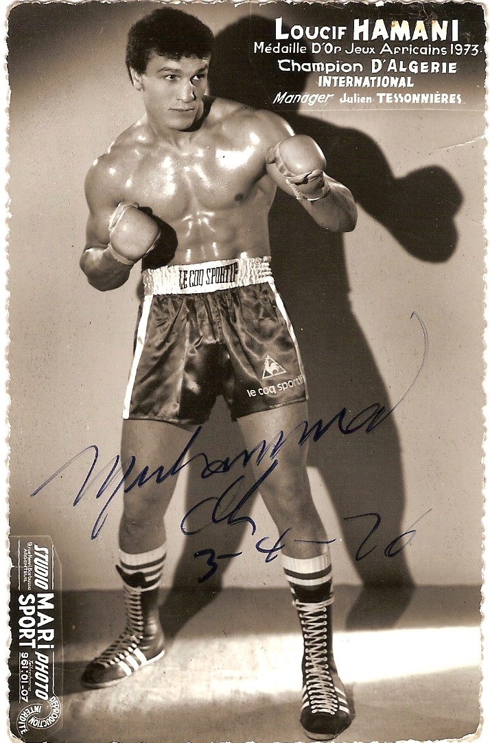 Notre merveilleux champion Loucif Hamani, l'un des plus grands boxeurs de tous les temps pour moi.