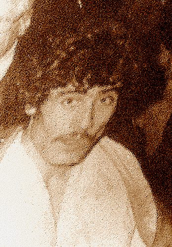 L'une des rares photos du regretté Abdel Laidoudi, serviette autour du cou après un combat.