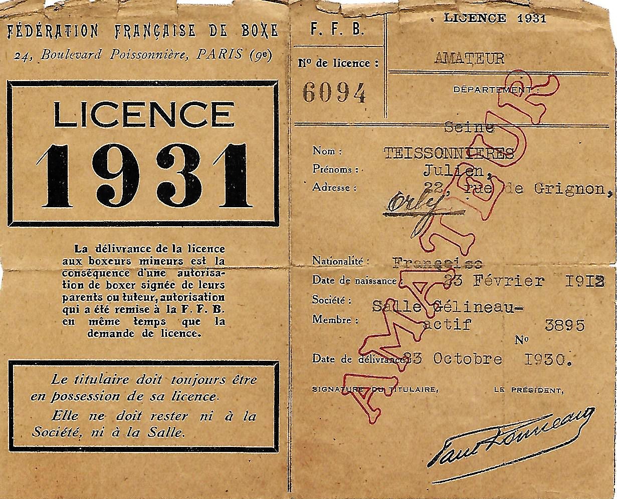 Licence JTOK